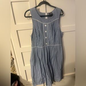 EUC.  Retrolicious Gingham Dress.